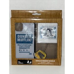 The Office Dunder Mifflin iPhone 11 Case Keychain Decal Tech Accessory Bundle